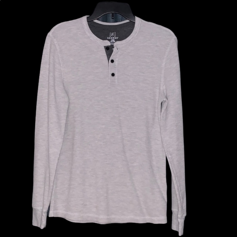 Men’s Heavyweight thermal Henley - Picture 1 of 5